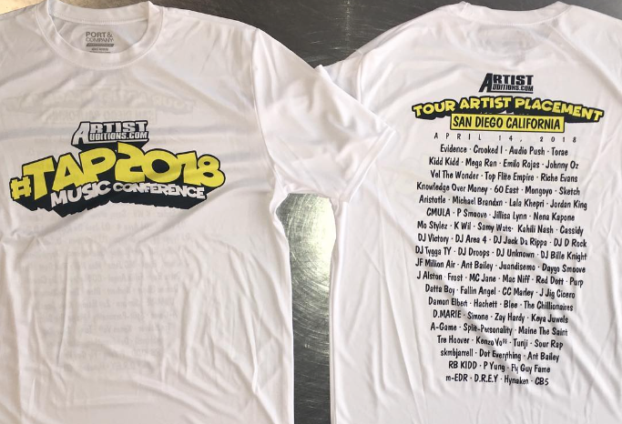 TAP2018 Official Tee (M, L, XL)