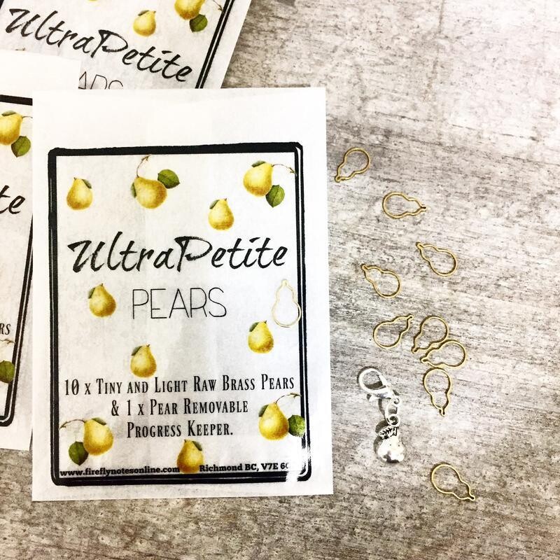 Pear Stitch Markers &amp; Progress Keeper Pack