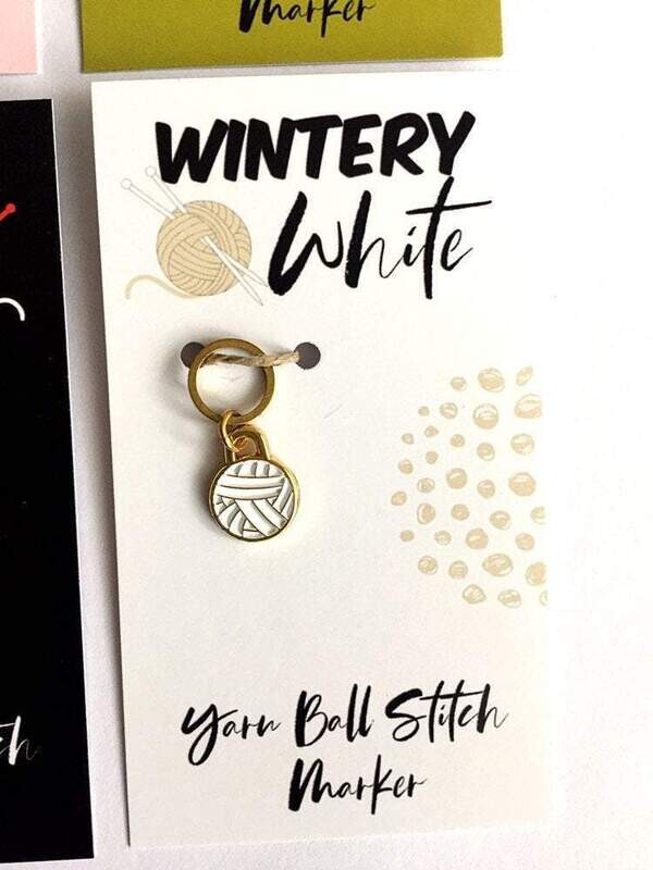 Yarn Ball Stitch Marker