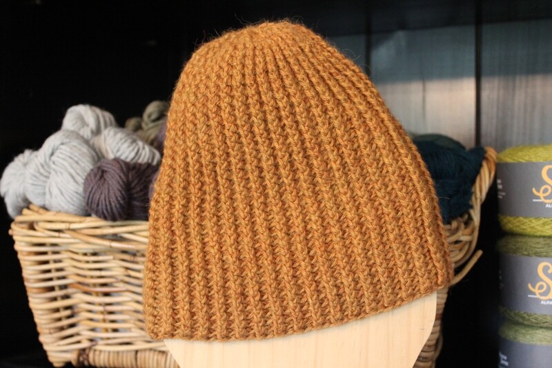 Chunky Ribbed Beanie - Burnt Orange