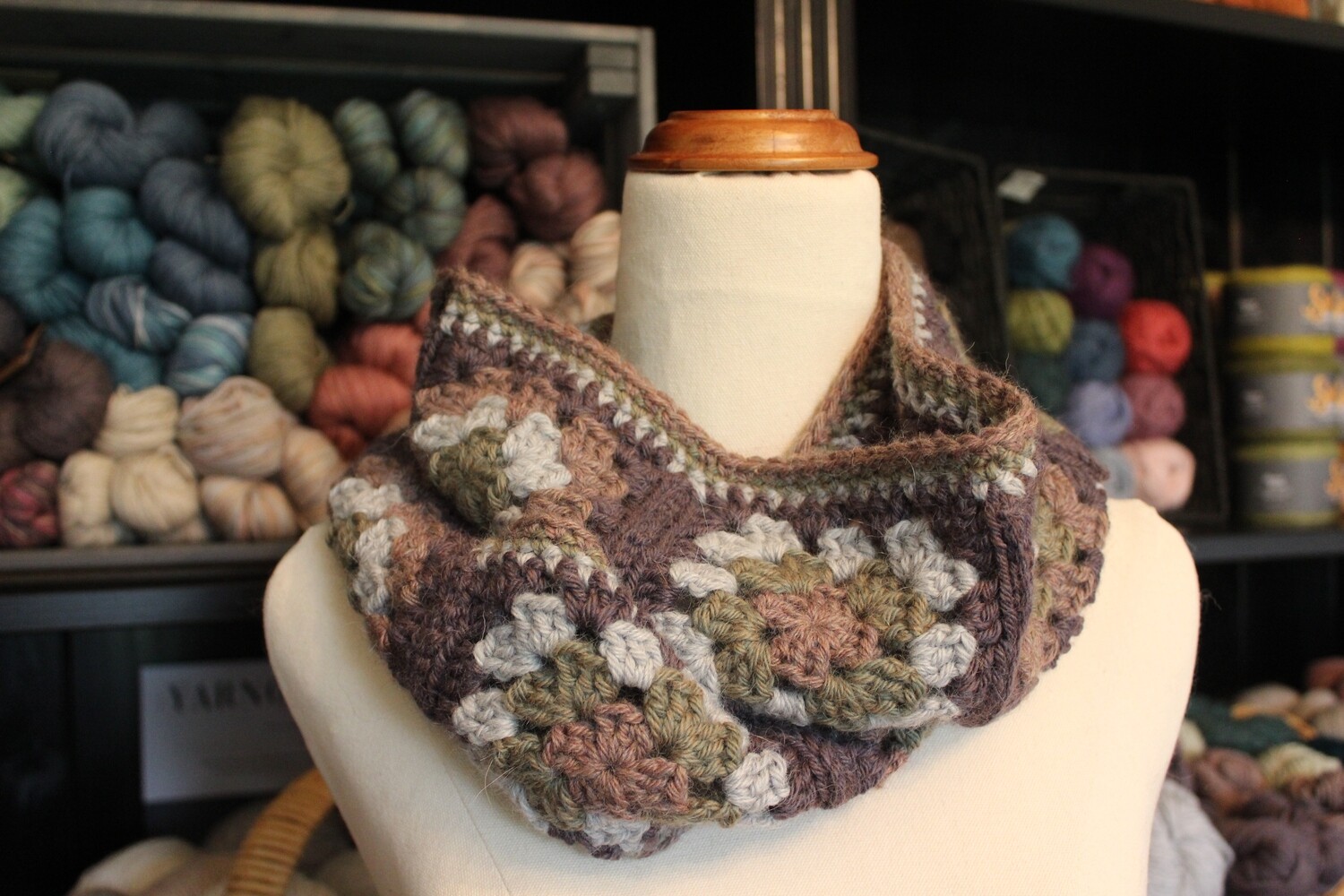 Vintage Hue Granny Cowl