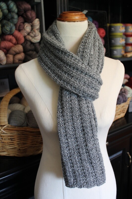 Bridged Rib Scarf