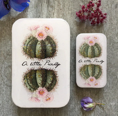 'A Little Prickly' Notions Tin - Large