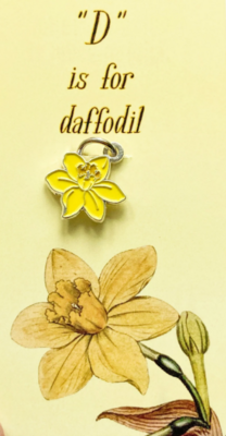 Daffodil Stitch Marker or Progress Keeper