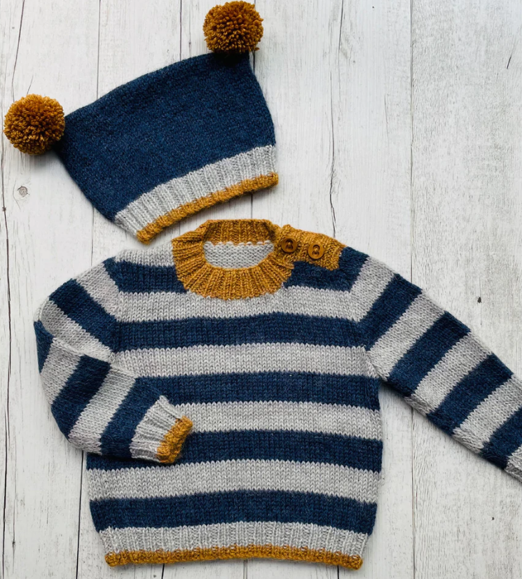 Infant Sweater & Beanie Pattern
