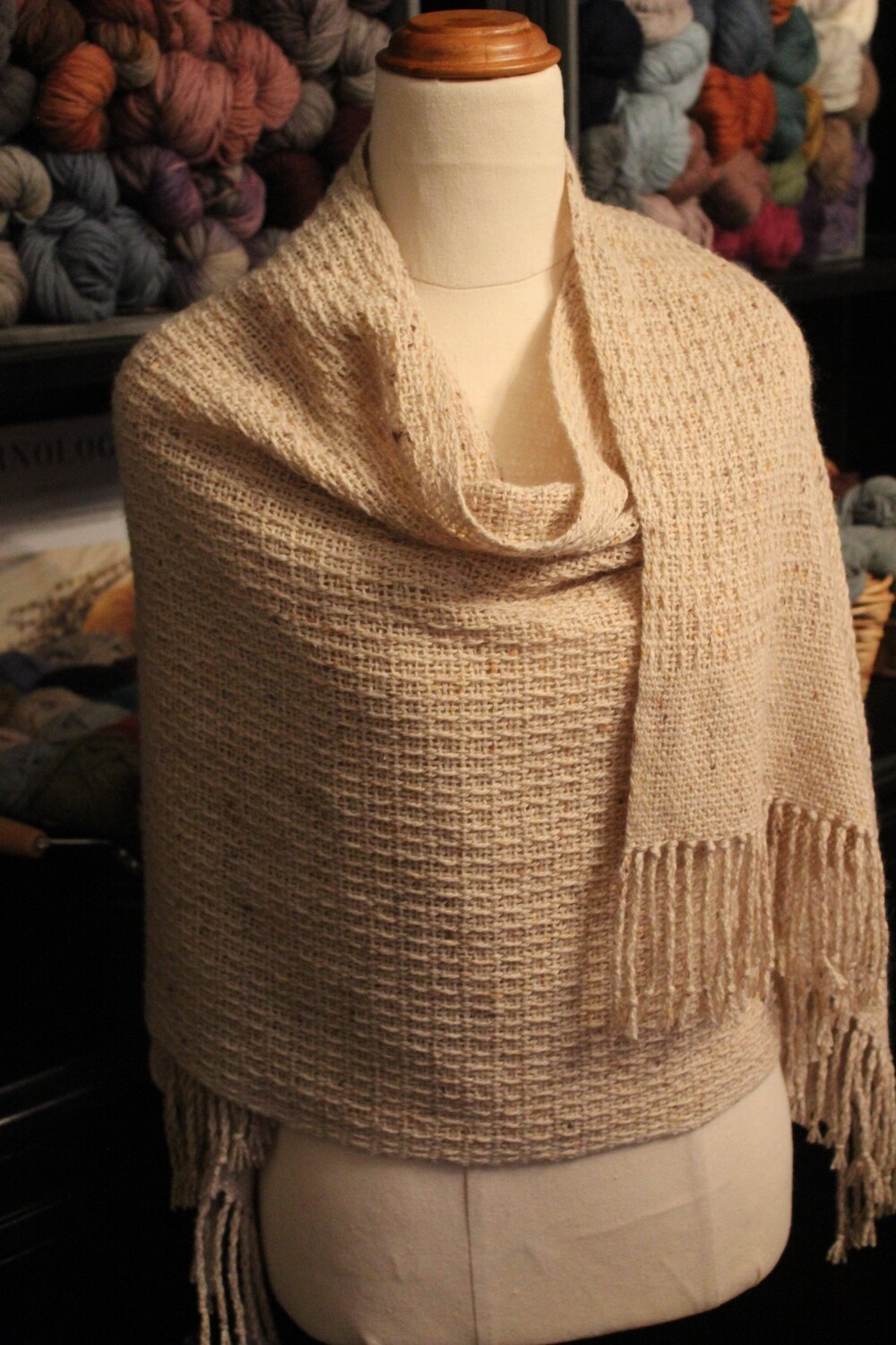 Textural Tweed Wrap