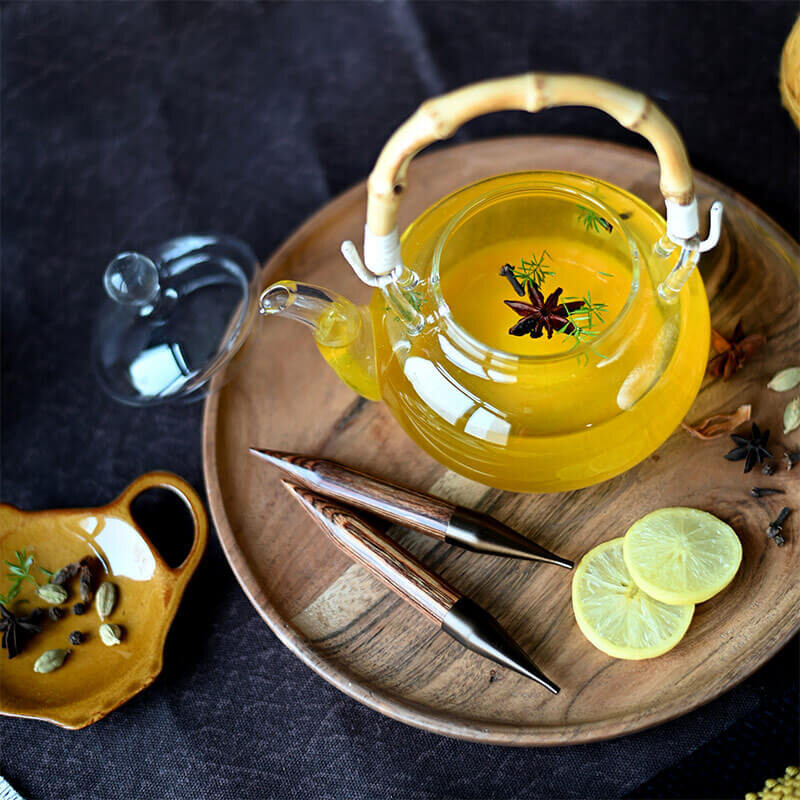 Ginger Interchangeable Knitting Needles