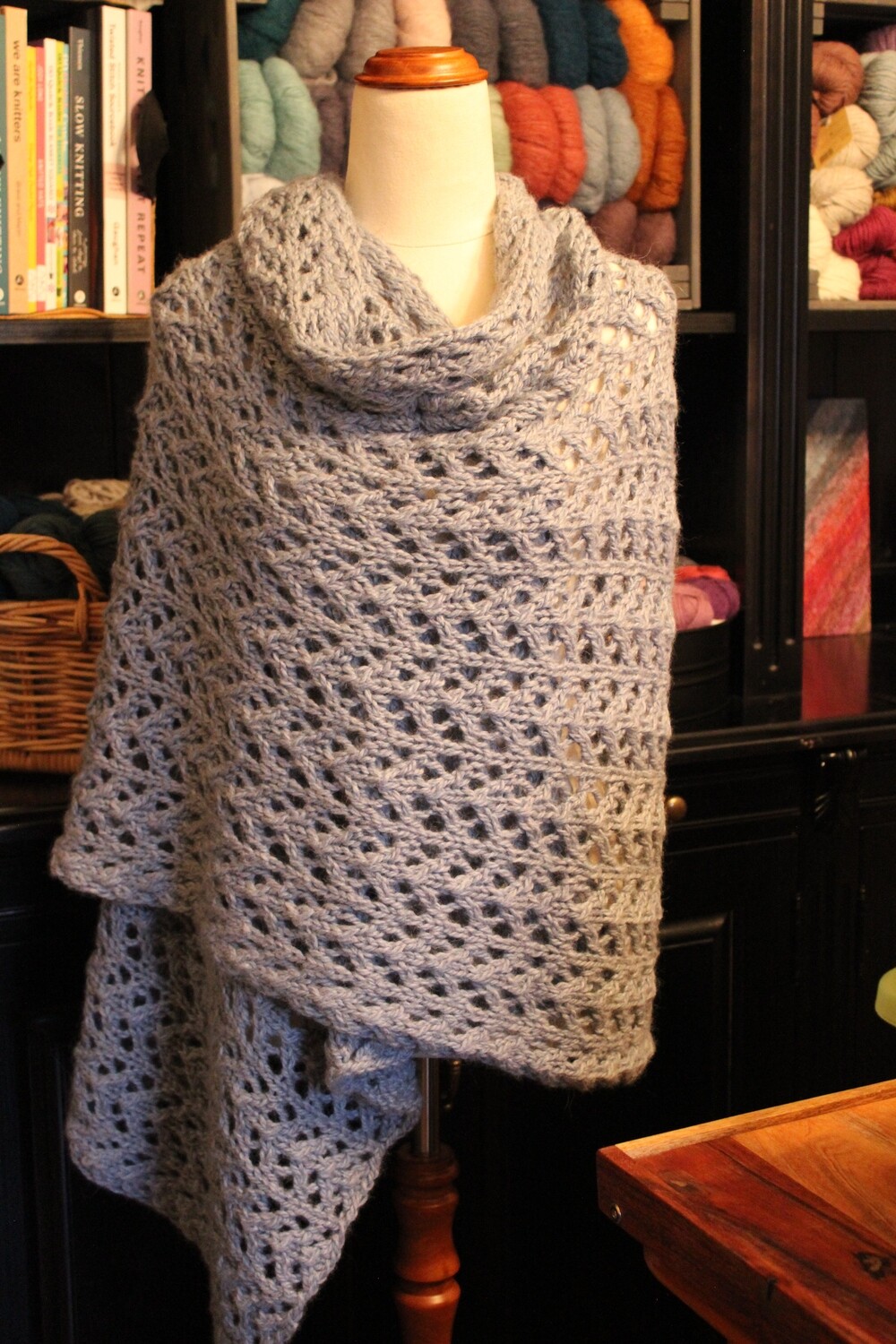Chunky Lace Wrap