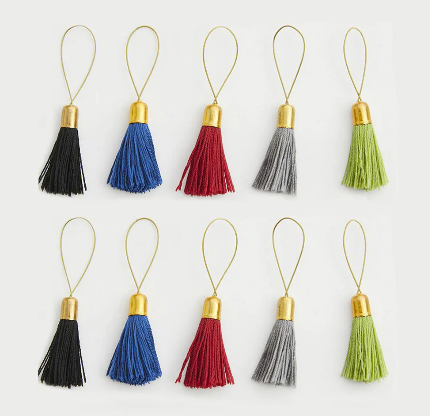 Tassel Stitch Markers - Set of 10