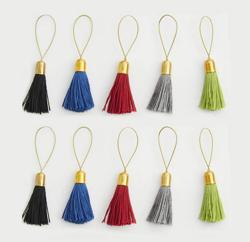 Tassel Stitch Markers - Set of 10