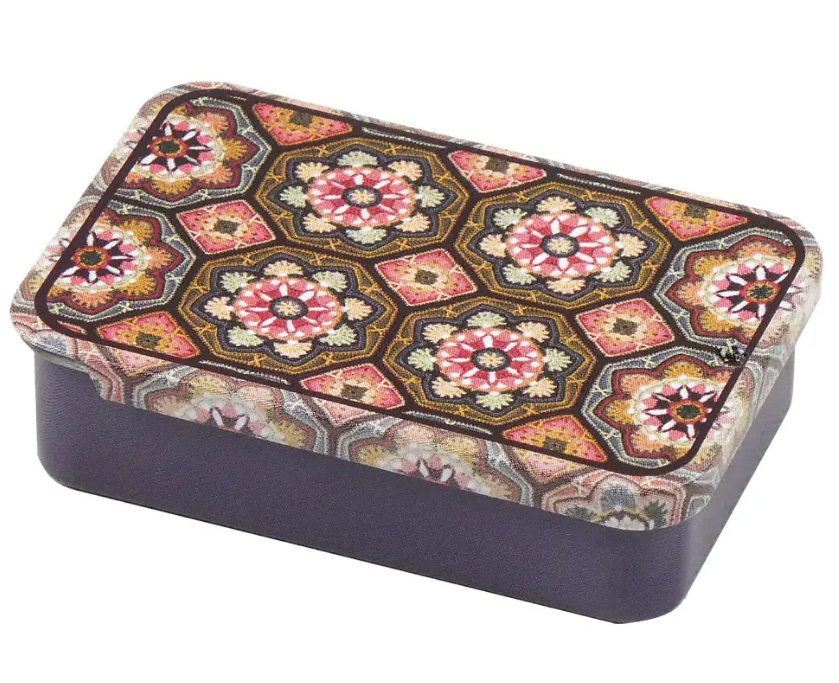 Persian Tiles Notions Tin - Pocket Slider