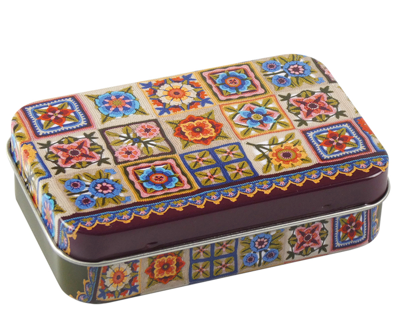 Spirit of Flora Rectangular Tin - Hinged Lid Spirit of Flora Rectangular Tin - Hinged Lid