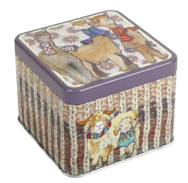 Alpacas & Friends Cube Tin Alpacas & Friends Cube Tin
