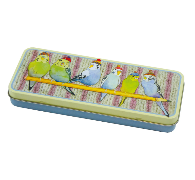 Budgies in Beanies Pencil Tin Budgies in Beanies Pencil Tin