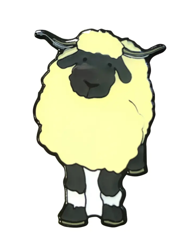 Cute Sheep Enamel Pin