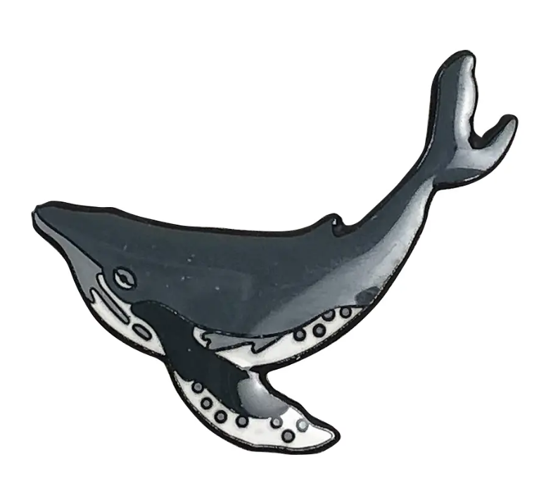 Whale Enamel Pin