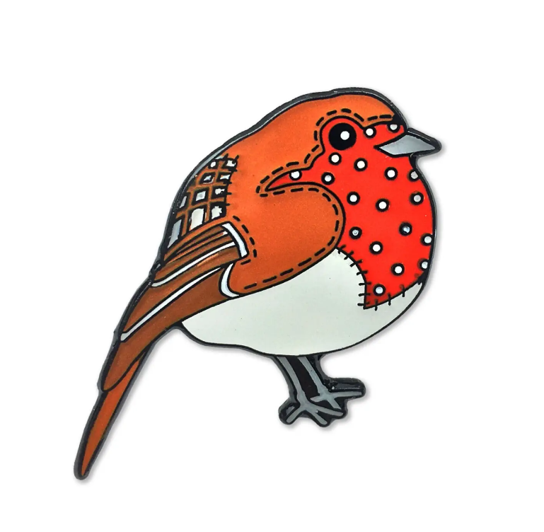 Red Robin Enamel Pin