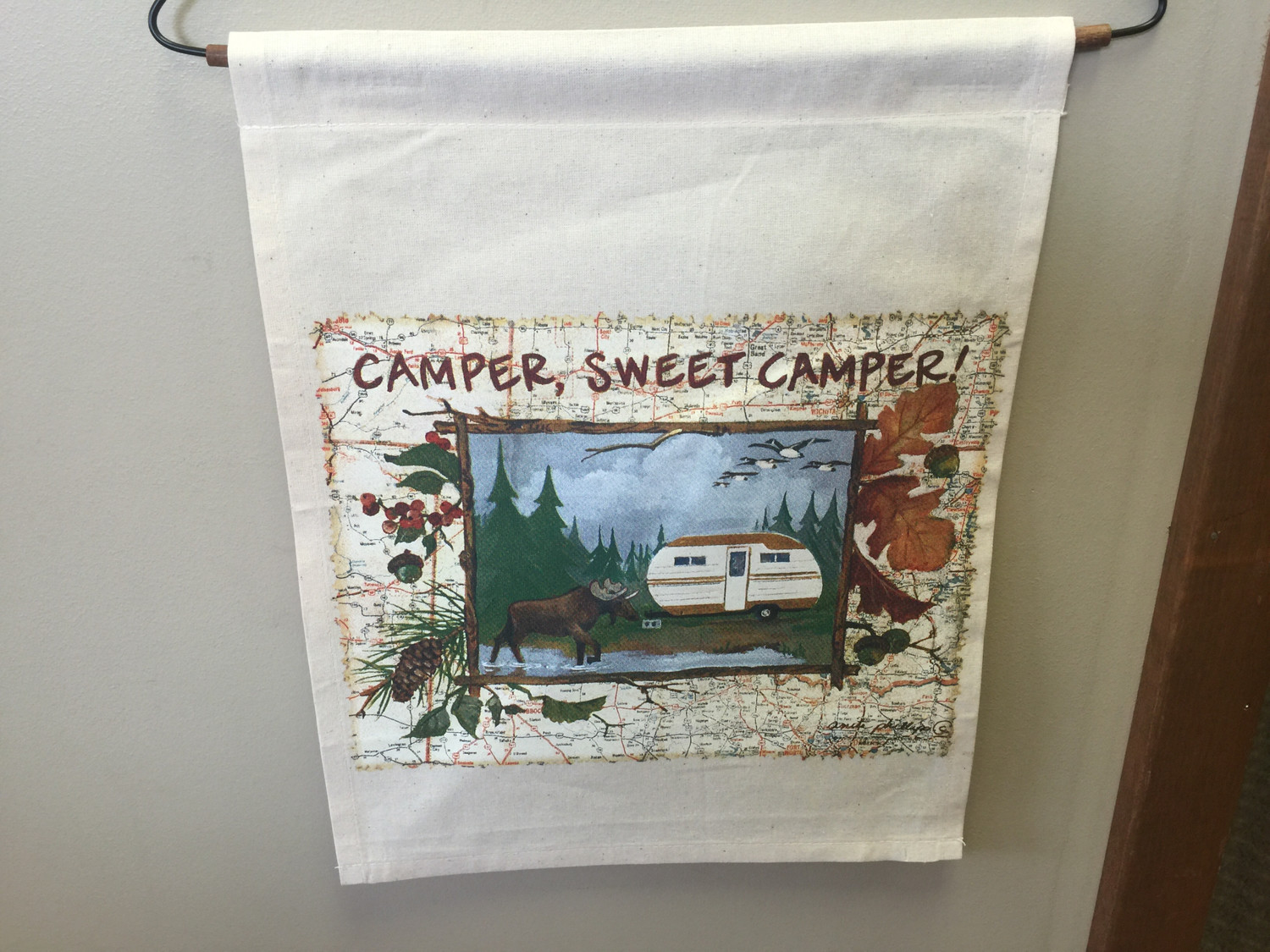 Camper sweet camper flag