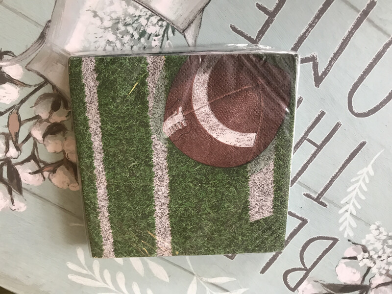Tailgate Rush Football Beverage Napkin