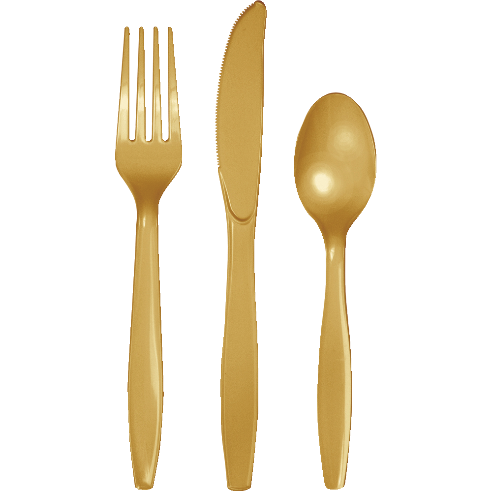 Glittering Gold 24ct spoons