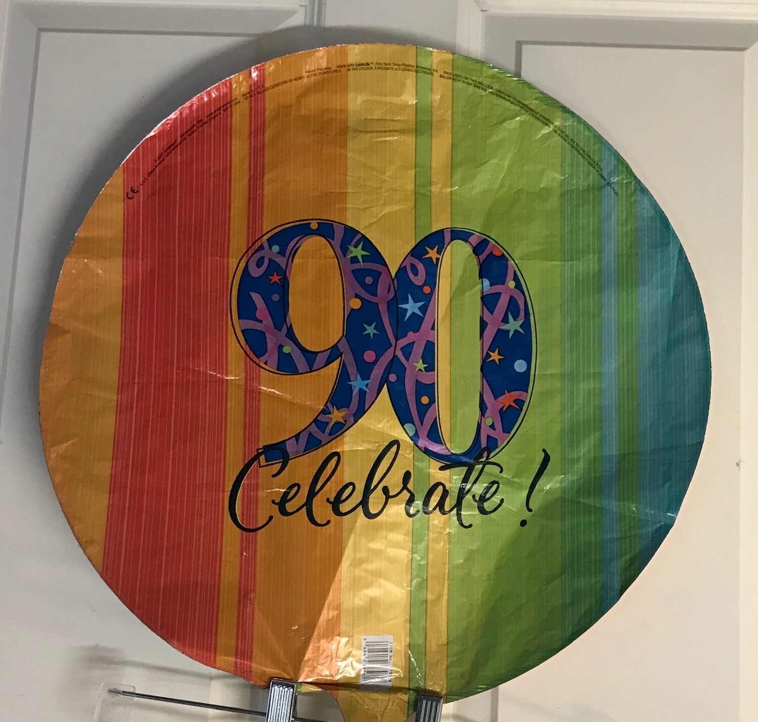 90th Celebrate Mylar