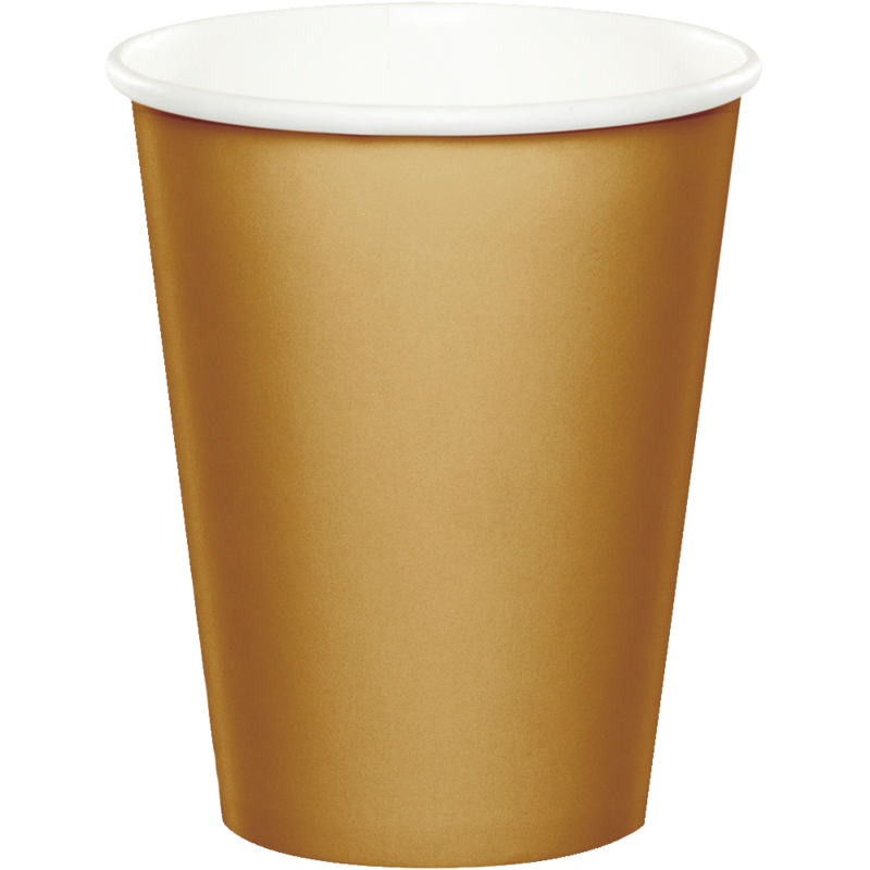 Glittering Gold9oz  24ct cups