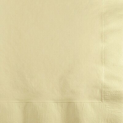 Ivory Beverage Napkin