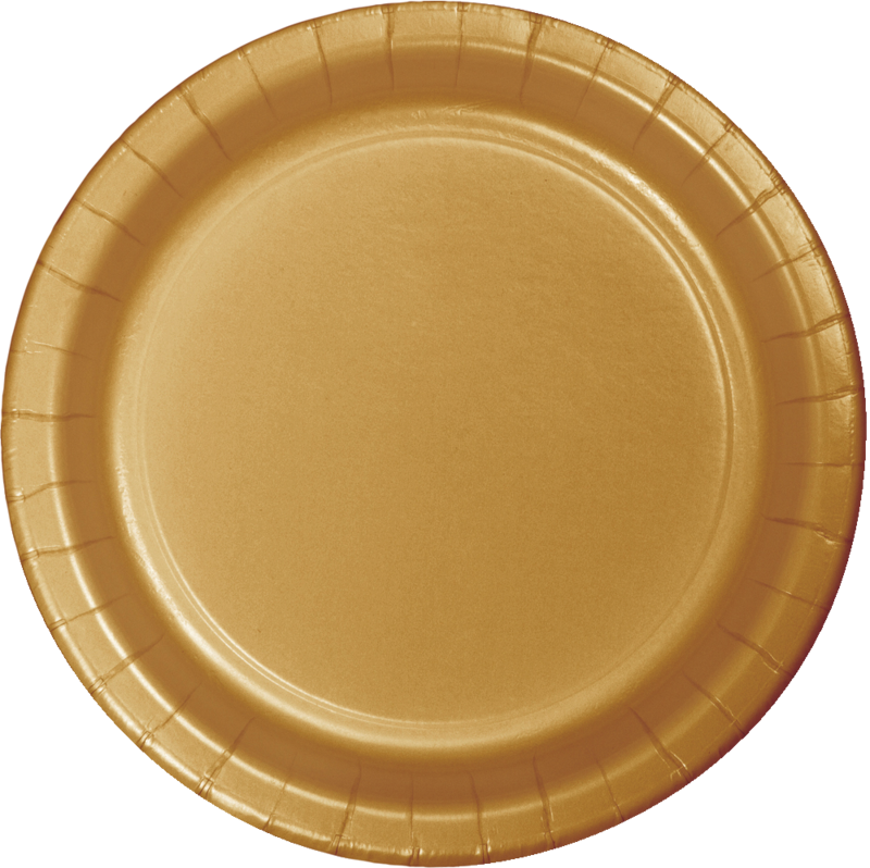 -GLITTERING GOLD - B  9in DINNER PLATE