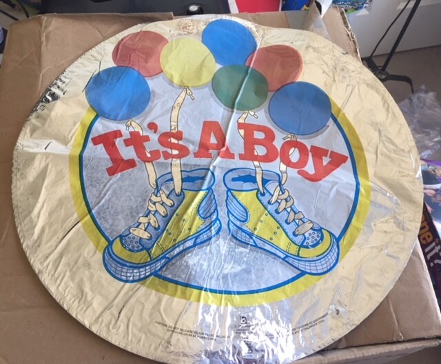 18IN ITS A BOY SHOES BALLOON