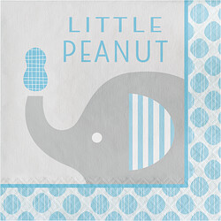&quot;LITTLE PEANUT&quot; BOY LUNHEON NAPKIN  16CT