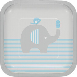 LITTLE PEANUT BOY DESSERT PLATE - 7IN - 8CT