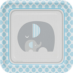 LITTLE PEANUT BOY LUCHEON  PLATE - 9IN - 8CT