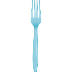 Pastel Blue Fork - 24ct