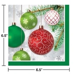 UPSCALE ORNAMENT LUNCHEON NAPKIN