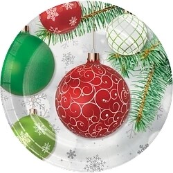 UPSCALE ORNAMEN 7IN PLATE 8CT