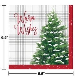 WINTER TREE LUCHEON NAPKIN 16CT - 2PLY