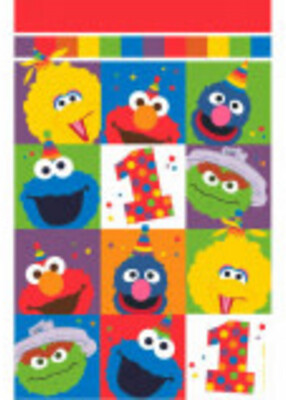 ELMO TURNS 1 TABLE COVER