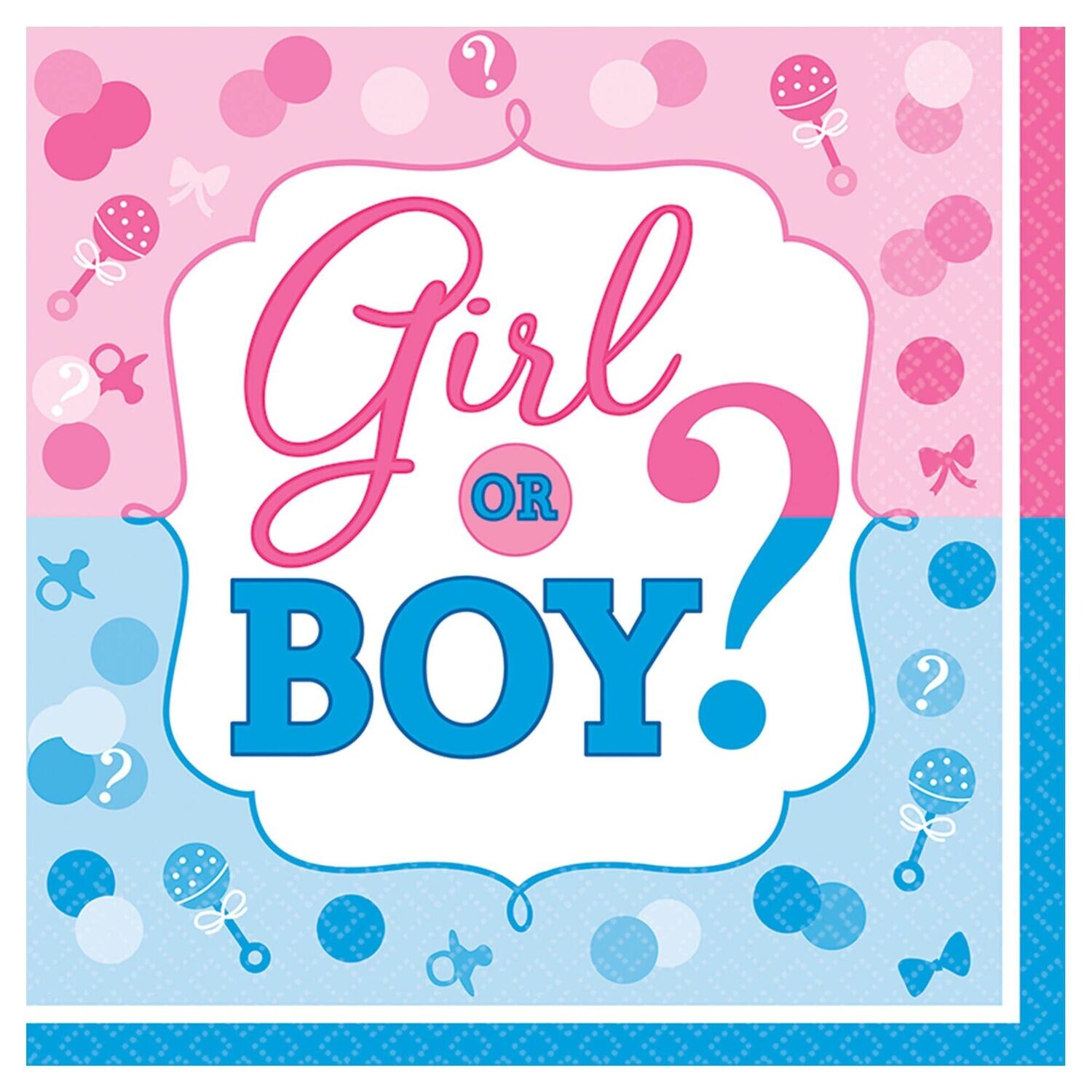 Girl or Boy? Luncheon Napkins