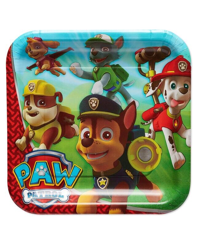 PAW PATROLBOYS  PLATES