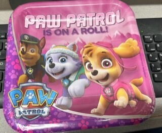 PAW PATROLGIRLS PLATES LUCHEON