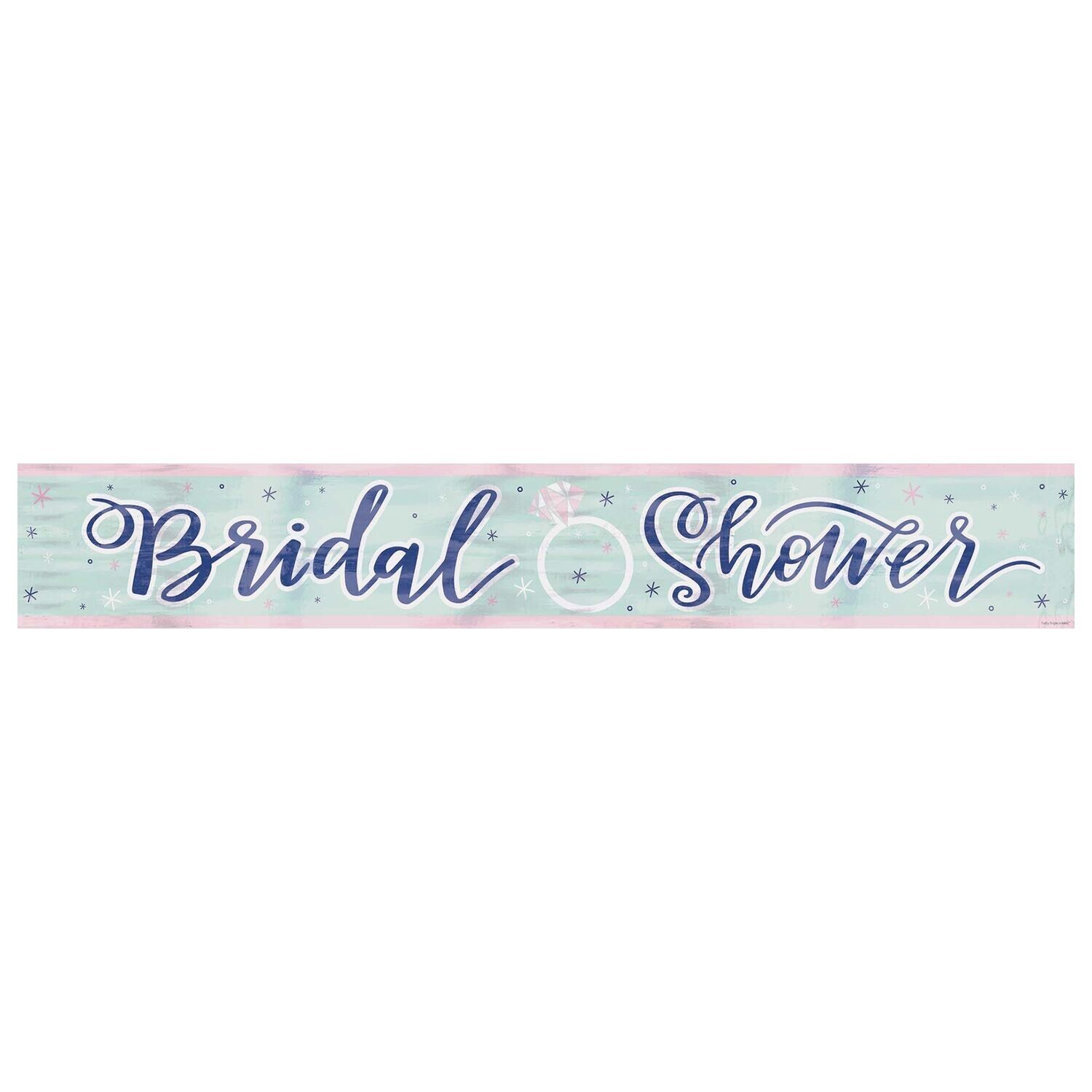 Mint Bridal Shower Foil Banner