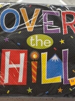 OVER THE HILL NAPKIN