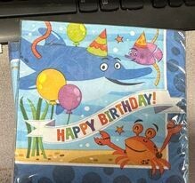 Ocean Buddies Bev Napkin