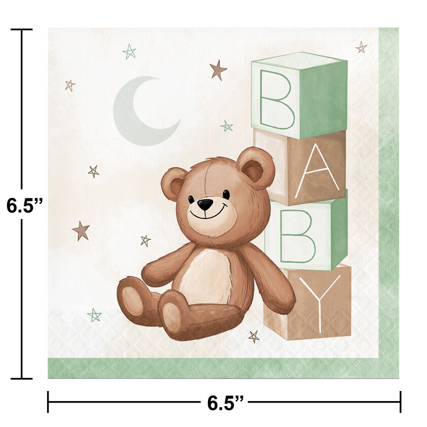 Teddy Bear Luncheon Napkins 16ct