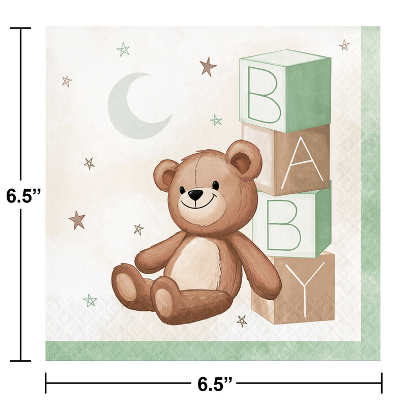 Teddy Bear Luncheon Napkins 16ct