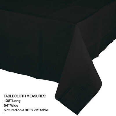 BLACK VELVET TABLE COVER