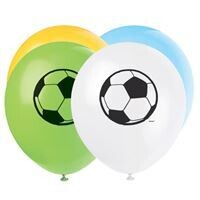 3D Soccer 12 Latex Balloons  8ct&quot; w/ helium