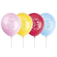 Peppa Pig 12 Latex Balloons 8ct" W/Helium