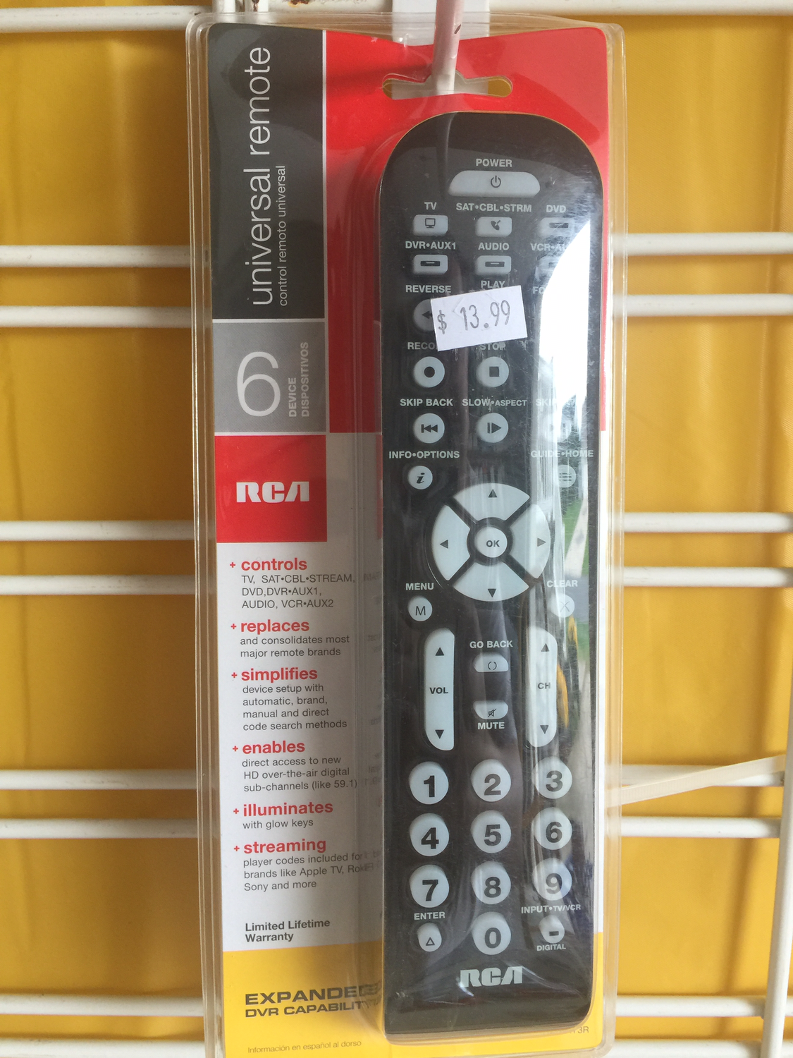RC a universal remote