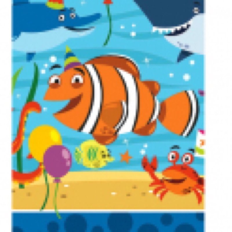 Ocean Buddies Table Cover over